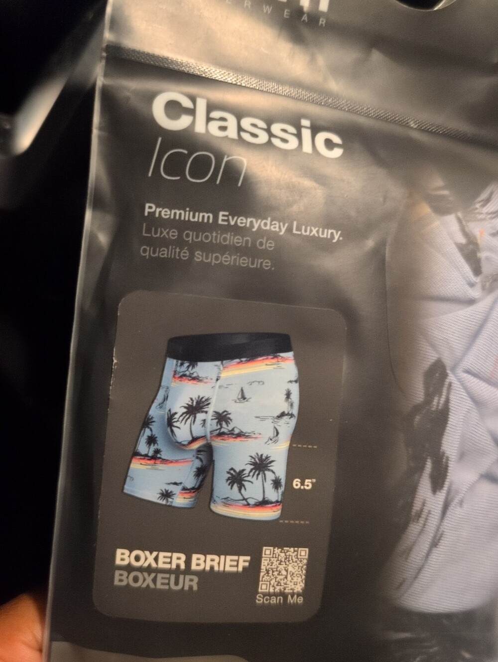 Men's BN3TH Classic Icon Boxer Briefs- Take Me There Sky Size Small NWT